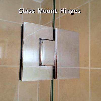 Glass mount hinges
