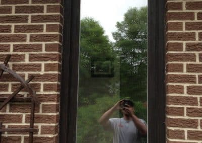Residential entry door glass
