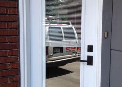 Residential door installation