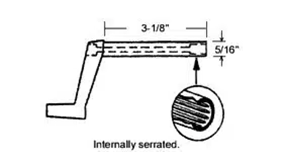 RV Window Crank Handle