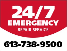 24/7 emergency repair service 613-738-9500