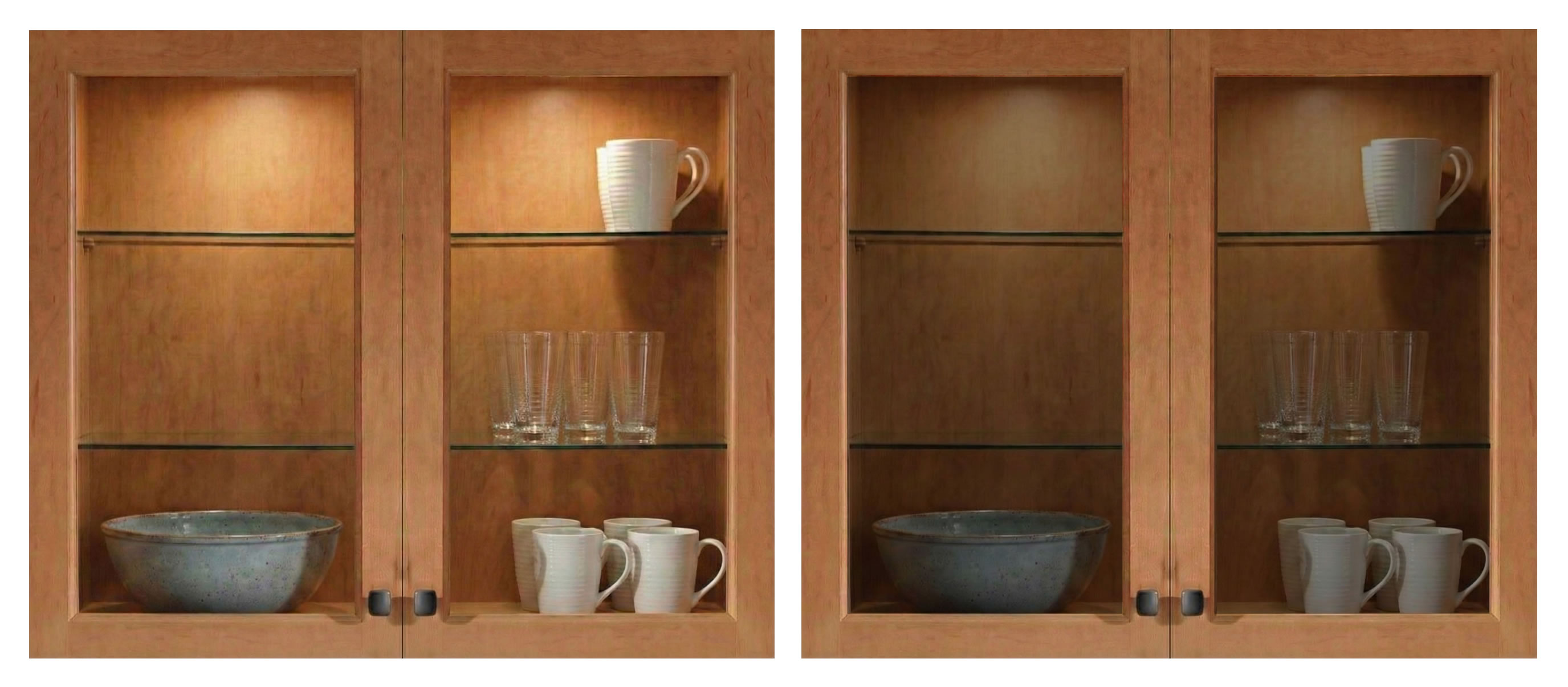 Clear glass compared with Grey Tinted glass