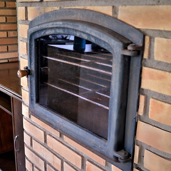 Fireplace replacement glass