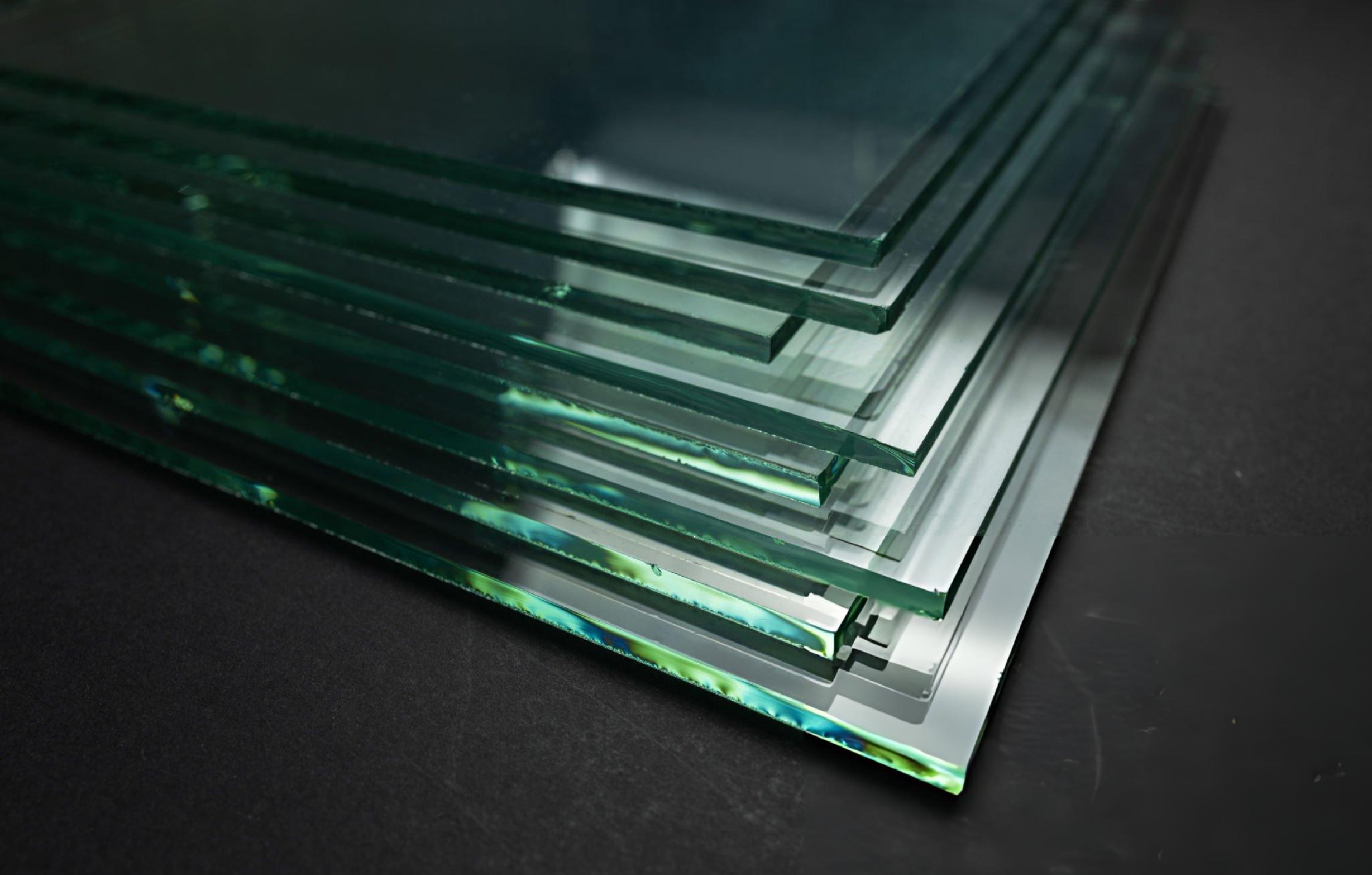 Stacked glass sheets