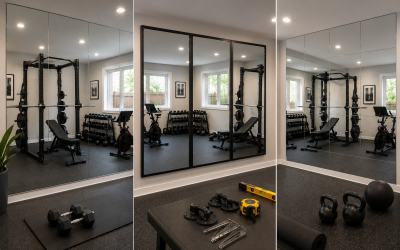 Home Gym Mirrors: Sizes, Options and Installation