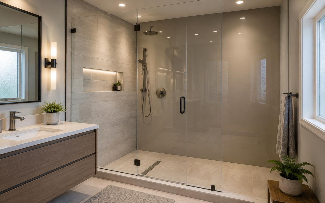 Glass Shower Walls vs Tile