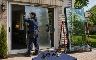Foggy Glass in Patio Doors: Sealed Unit Replacement for Doors